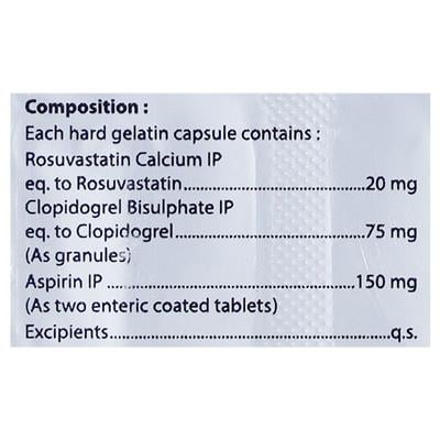 ROSUTOP AC 20/150 Capsule 10's - Blood Clot-Ant