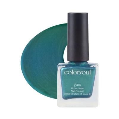 Colorsoul Glam Vegan Nail Enamel, Blue Milkyway 8 ml - Nail Polish