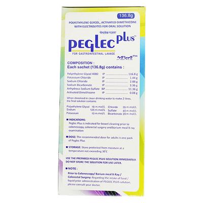 PEGLEC PLUS Sachet 136.8gm - Diarrhoea-Ant