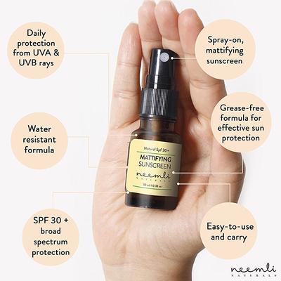 Neemli Naturals Natural SPF 30 Mattifying Sunscreen 50 ml - Body Sunscreen