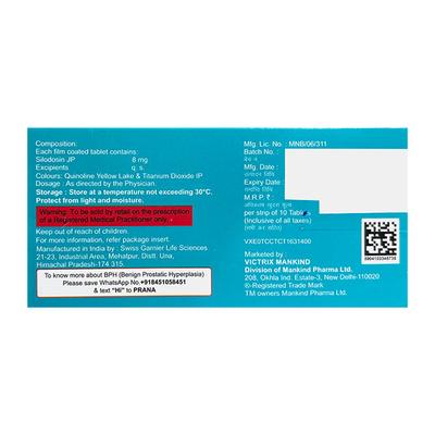 SILOGREAT 8 Tablet 10's - Bladder And Prostate Disorders-Dru