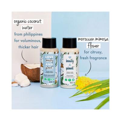 Love Beauty And Planet Coconut Water and Mimosa Flower Paraben Free Volume and Bounty Conditioner 200 ml - Conditioners