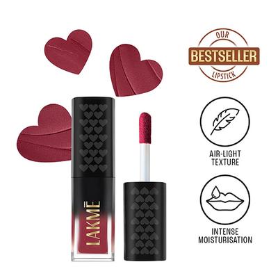 Lakme Xtraordin-airy Lip Mousse Mini - Plum Punch 1.8 g - Liquid Lipsticks