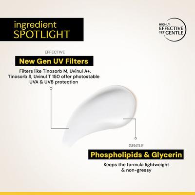 Deconstruct Lightweight Gel Sunscreen- SPF 55+ PA+++ 50 gm - Face Sunscreen