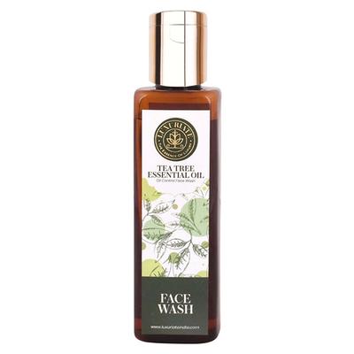 Luxuriate Natural Herbal Tea Tree Face Wash 100 ml - Make Up Removers