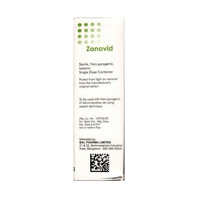 Zanovid Infusion 100ml - Bacterial Infections-Qui