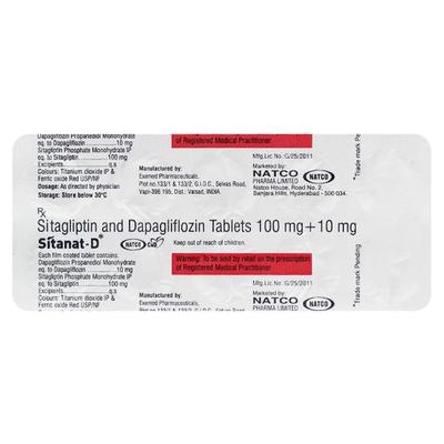 SITANAT D Tablet 10's - Diabetes-Ant
