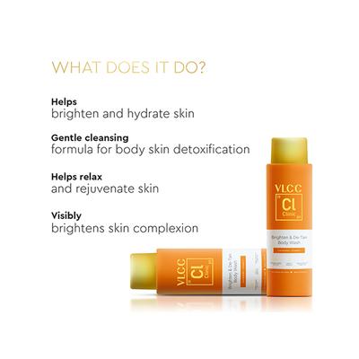 VLCC Clinic Brighten and De-Tan Body Wash 250 ml - Shower Gels & Body Wash