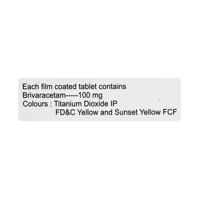 BRIVANEXT 100 Tablet 10's - Epilepsy/Convulsion-Ant
