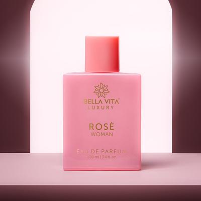 Bella Vita Organic Rose Woman Eau De Parfum for Women 100 ml - Women Perfumes (Edt/Edp)