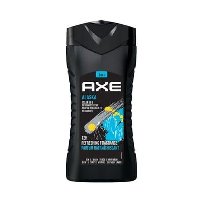 Axe Alaska 3 In 1 Body Face & Hair Wash for Men Long-Lasting Fragrance 250 ml - Shower Gels & Body Wash