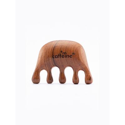 Mcaffeine Wooden Head Massage Comb 1's - Hair Combs