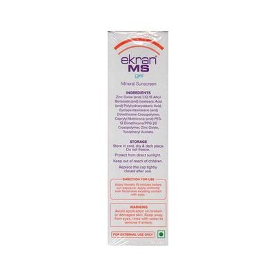 EKRAN MS SPF 50 UVA-UVB PA+++ SUNSCREEN Gel 50gm - Sunscreen Preparations-Emo