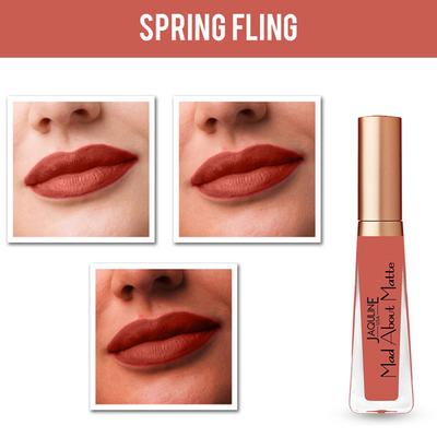 Jaquline USA Mad About Matte Liquid Lipstick SPRING FLING 6.5 ml - Liquid Lipsticks