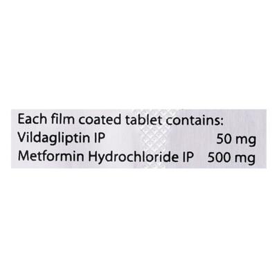 VILACT M 500mg Tablet 10's - Diabetes-Ant