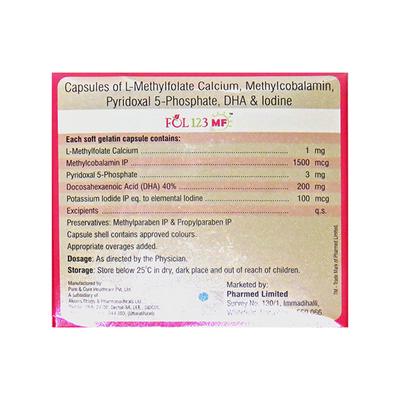 FOL 123 MF Capsule 10'S - Supplements-Vam