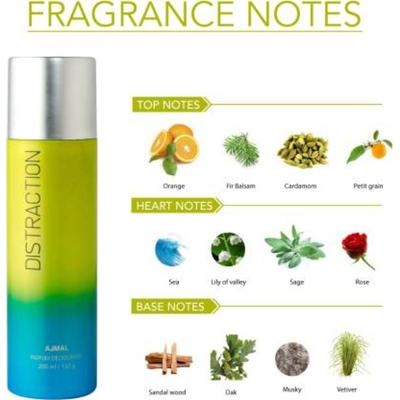 Ajmal 3 Wisal Dhahab For Men And 1 Distraction For Men & Women High Quality Deodorants Combo (Pack Of 4) 800 ml - Perfumes (Edt/Edp)