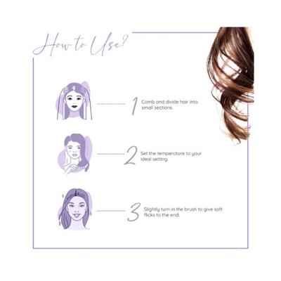 Sanfe Selfly Stunner Hair Straightening Hot Brush 1's - Multi-Stylers