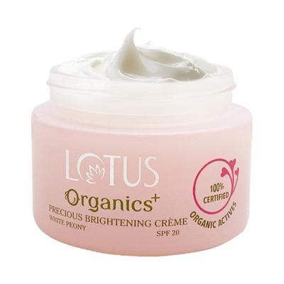 Lotus Organics Precious Brightening Creme SPF 20 30 gm - Day Cream