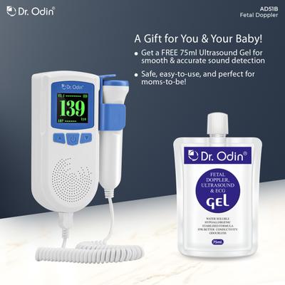Dr. Odin Fetal Doppler (AD51B) with Ultrasound Gel 1's - Fetal Doppler