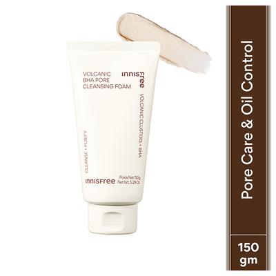 Innisfree Volcanic BHA Pore Cleansing Foam 150 gm - Scrubs & Exfoliants