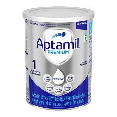 Aptamil Premium Infant Formula Stage 1 Powder (upto 6 months) (Tin) 400 g - Baby And Infant Supplements