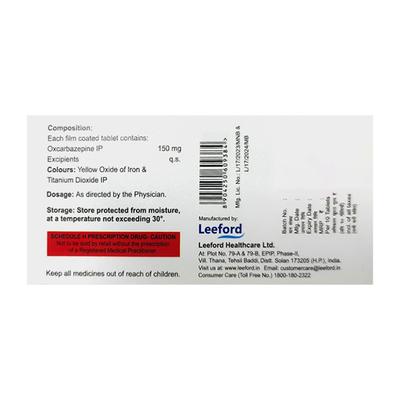 OXBIZEP 150 Tablet 10's - Epilepsy/Convulsion-Ant