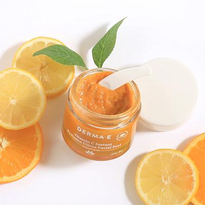 Derma E Vitamin C Instant Radiance Citrus Facial Peel 56 gm - Masks & Peels
