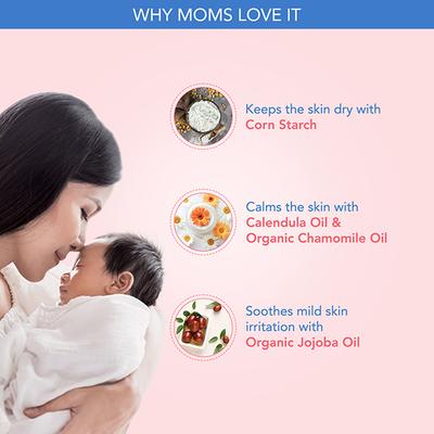 The Moms Co Talc-Free Natural Baby Powder With Corn Starch 100gm - Baby Powder