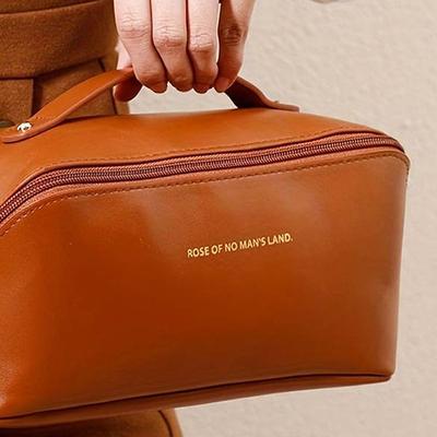 Gubb Makeup Organiser Bag Brown 270 gm - Makeup Bags & Cases