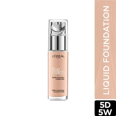 L'Oreal Paris True Match Super Blendable Liquid Foundation Golden Sand 5D5W 30 ml - Foundation