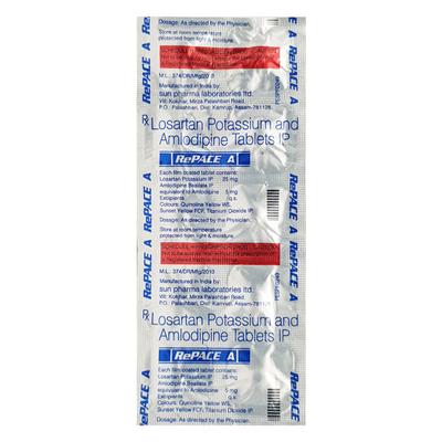 Repace A Tablet 10'S - Hypertension-Ang