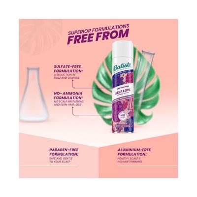 Batiste Dry Shampoo SELF LOVE UK 200 ml - Dry Shampoos & Conditioners