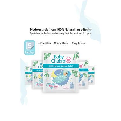 BabyChakra 100% Natural Vapour Patch-5's - Cotton Buds & Balls