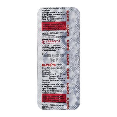 ELATE 75 Tablet 10's - Depression-Ant
