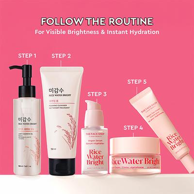 The Face Shop Rice Water Bright Vegan Eye Cream 20 ml - Under Eye Creams & Serums