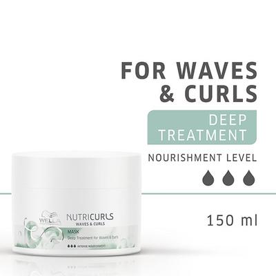 Wella Professionals NUTRICURLS Deep Treatment Mask For Waves & Curls 150 ml - Hair Masks & Packs