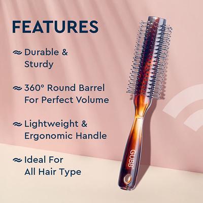GUBB Round Hair Brush - Shell Range 140 gm - Hair Brushes