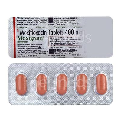 Moxigram 400mg Tablet 5'S - Bacterial Infections-Qui