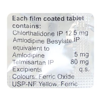 TELLZY ACH 80/5/12.5mg Tablet 10's - Hypertension-Ang