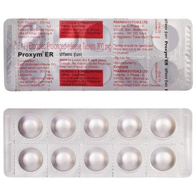 Proxym ER 300mg Tablet 10'S - Pain relief-Nsa