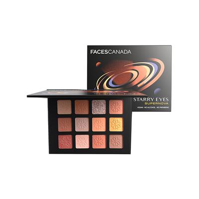 Faces Canada Starry Eyes Eye Shadow Palette - Supernova, Shimmer and Matte Shades 16gm - Eye Shadow Palettes