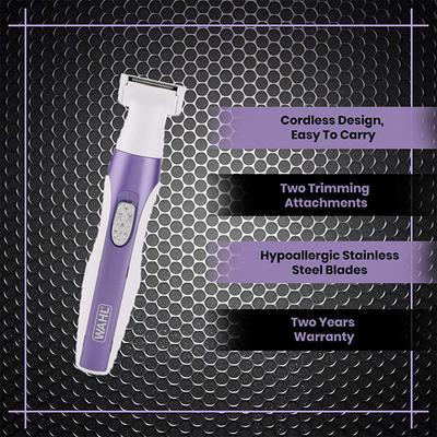 Wahl Facial Trimmer - White & Purple - Hair Removal Accessories
