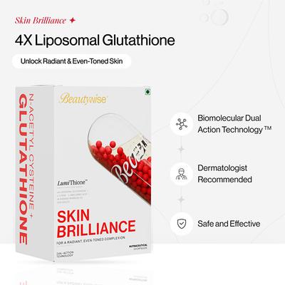 Beautywise Dual Action Skin Brilliance 4X Glutathione with Nac 30's - Multi-Vitamins