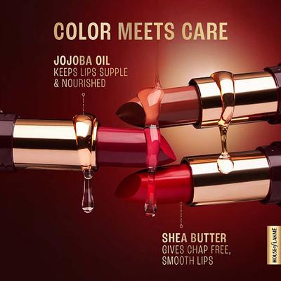 Lakme Ultimat Glam Satin Matte Lipstick -Nudetoffe-UN2 4.3 g - Lipsticks