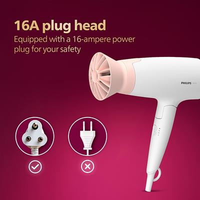 Philips Hair Dryer 1600W Thermoprotect AirFlower (BHD308/30) 1's - Hair Dryers