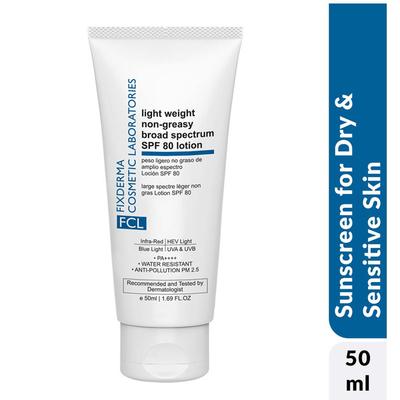 FCL Non Greasy Broad Spectrum SPF 80 50 ml - Face Sunscreen