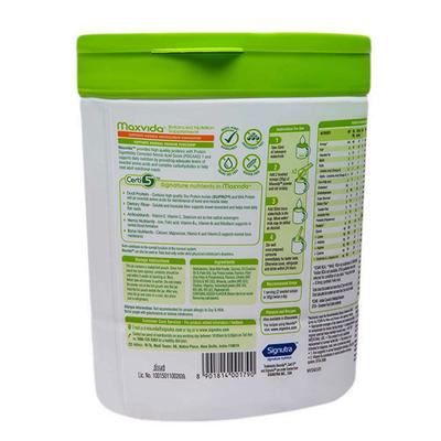 Maxvida Balanced Nutrition Supplement Powder Jar - Vanilla 200 g - Daily Health Drinks