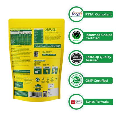 Fast&Up Plant Protein Powder - Strawberry Blast Flavour 900gm - Protein Drink