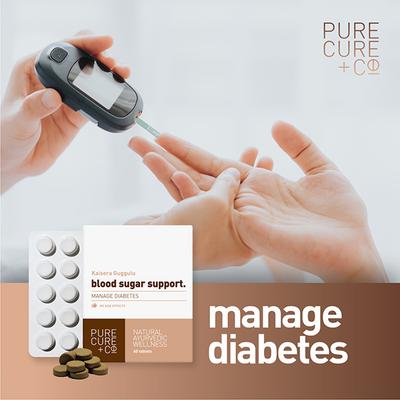 Pure Cure + Co. Blood Sugar Support - Manage Diabetes 1's - Others